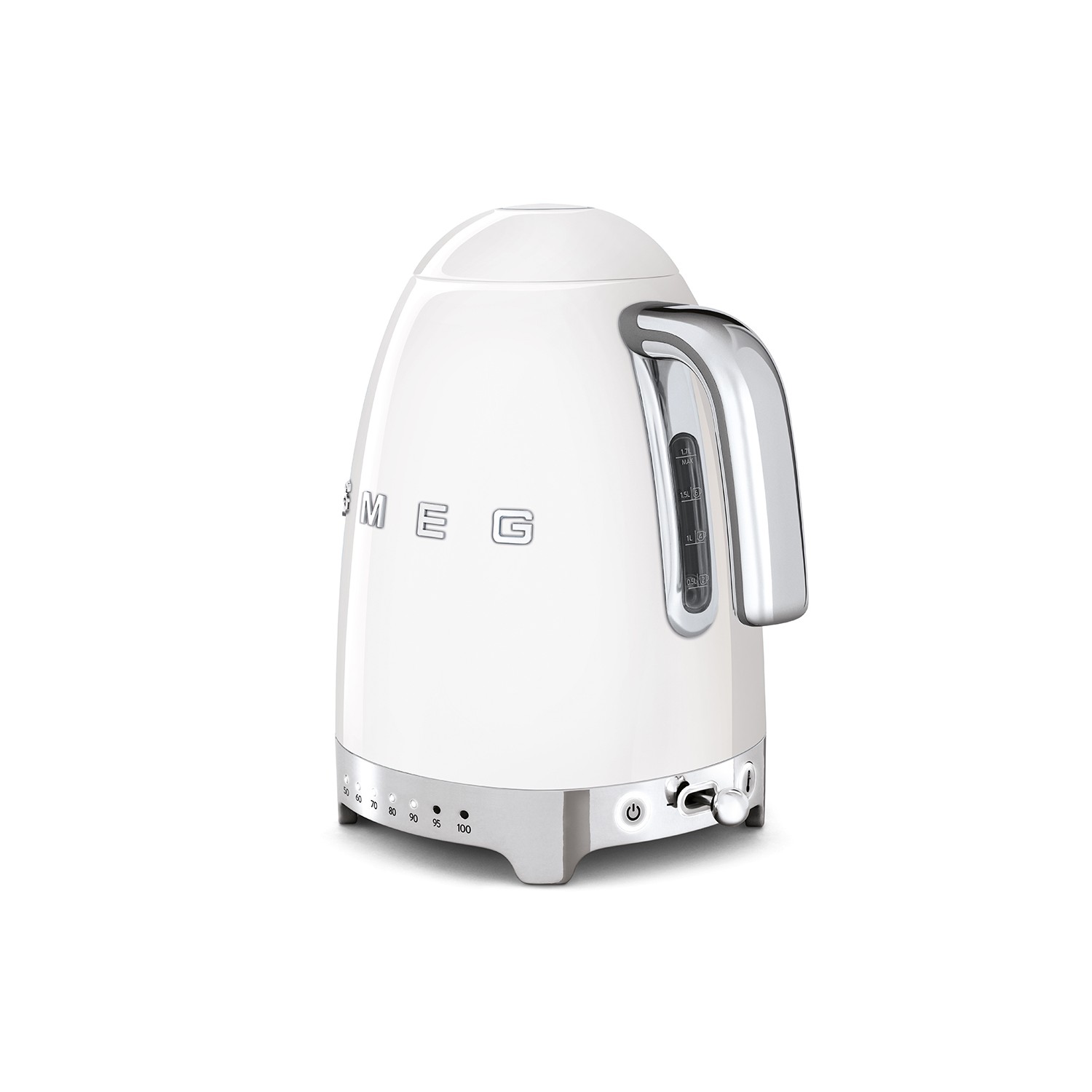 Vendita online APPLIANCE SMEG KETTLE 50´STYLE WHITE KLF04WHEU costo  132,57 €  spedizione in 24h-48h pagmamento PayPal Contrassegno