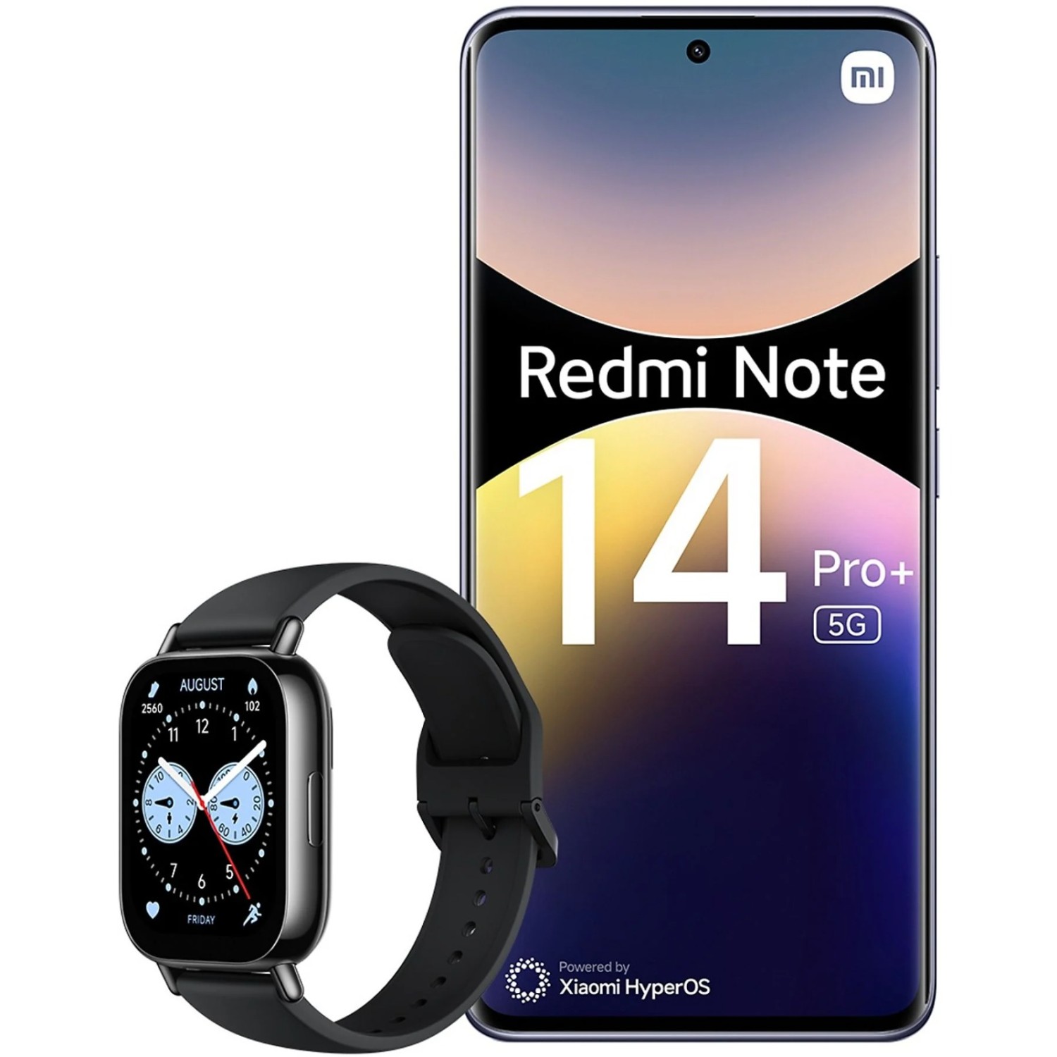 Vendita online Telefonia Xiaomi Note 14 Pro Plus 256GB Viola + Watch 5 Lite costo  499,99 €  spedizione in 24h-48h pagmamento PayPal Contrassegno