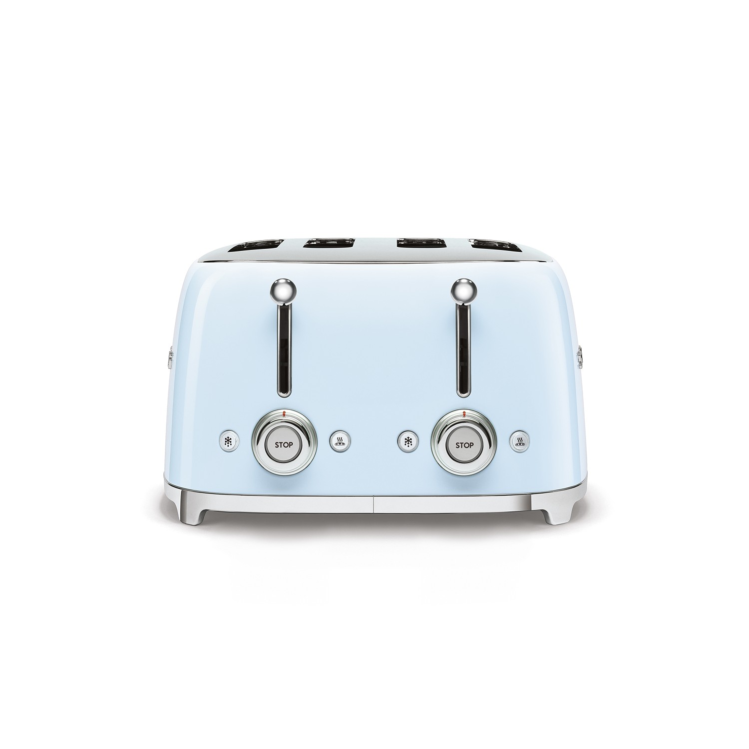 Vendita online APPLIANCE SMEG TOASTER 4X4 50´STYLE PASTEL BLUE TSF03PBEU costo  146,06 €  spedizione in 24h-48h pagmamento PayPal Contrassegno
