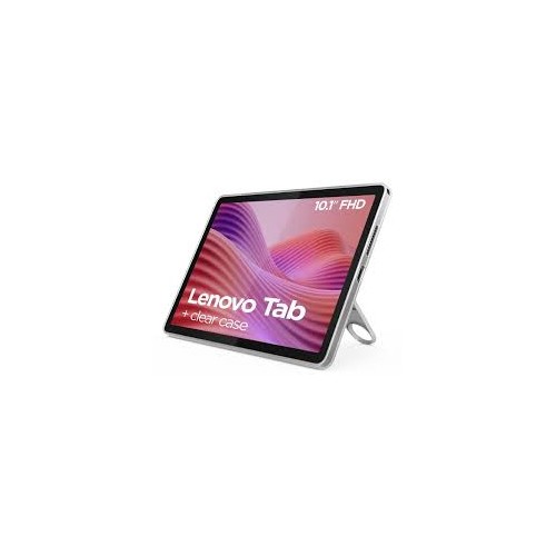 LENOVO TAB MEDIATEK HELIO G85 OC 4+128GB 10.1"FHD ANDROID14 5100MAH + CLEAR CASE LUNA GREY ZAEH