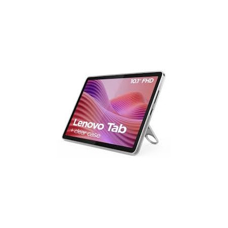 LENOVO TAB MEDIATEK HELIO G85 OC 4+128GB 10.1"FHD ANDROID14 5100MAH + CLEAR CASE LUNA GREY ZAEH
