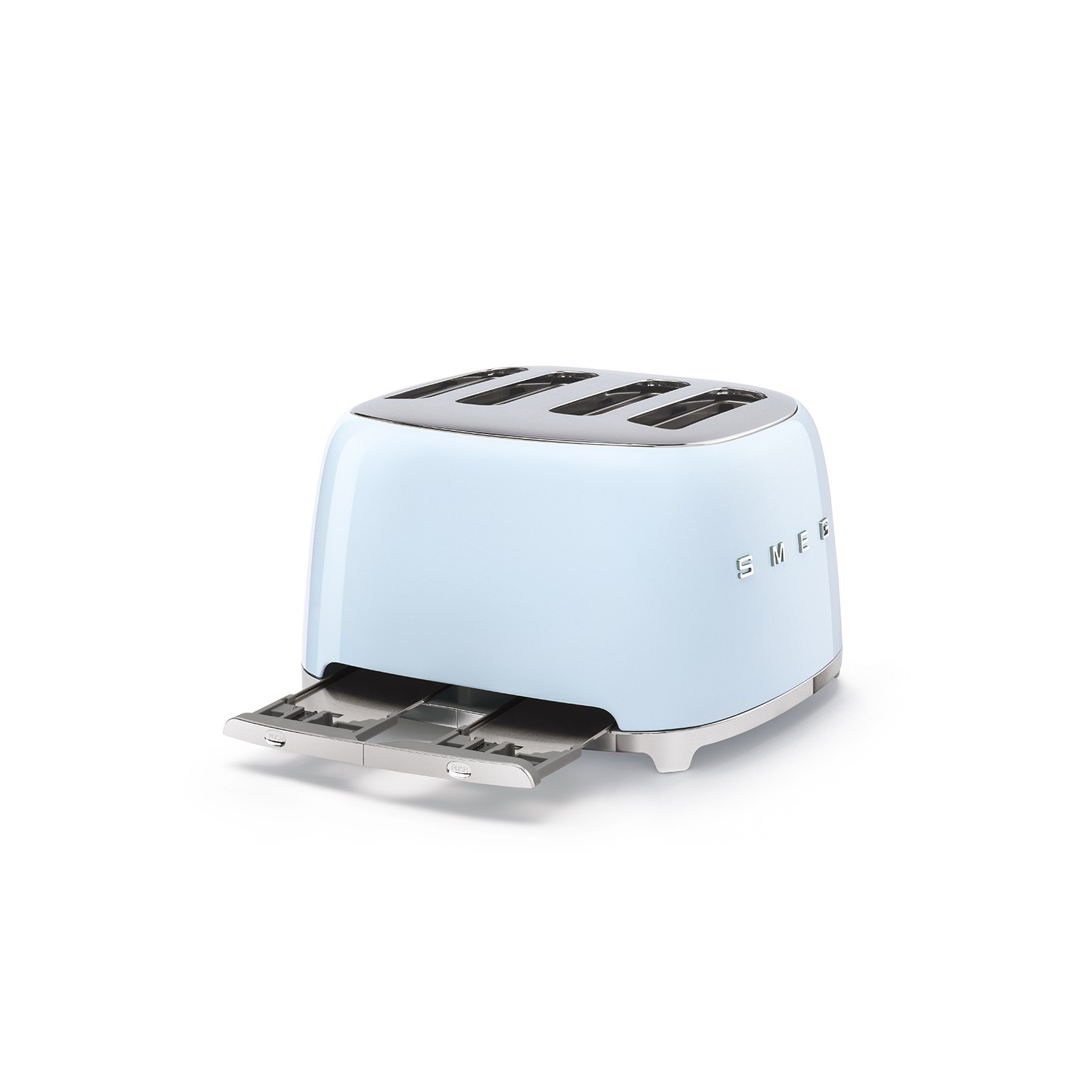 Vendita online APPLIANCE SMEG TOASTER 4X4 50´STYLE PASTEL BLUE TSF03PBEU costo  146,06 €  spedizione in 24h-48h pagmamento PayPal Contrassegno