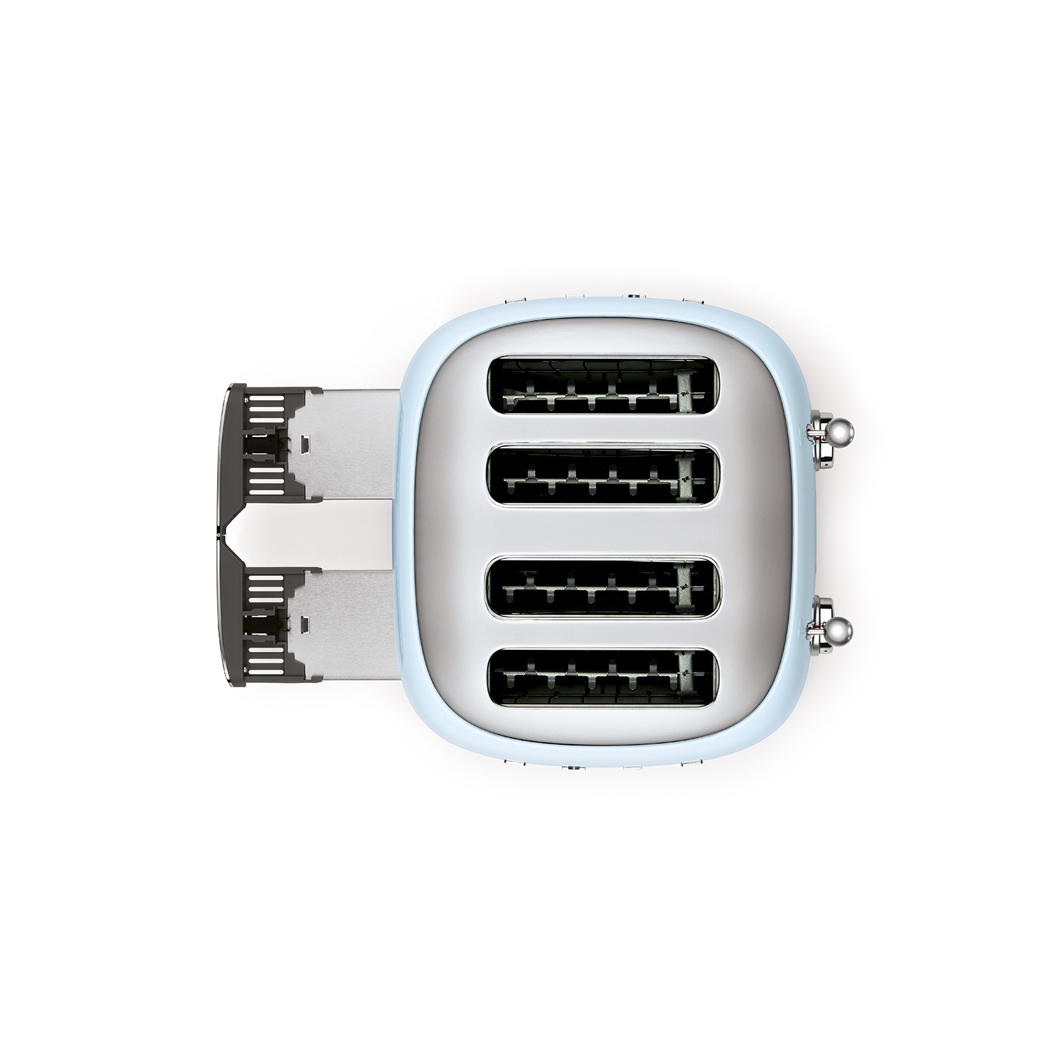 Vendita online APPLIANCE SMEG TOASTER 4X4 50´STYLE PASTEL BLUE TSF03PBEU costo  €151.52  spedizione in 24h-48h pagmamento PayPal Contrassegno