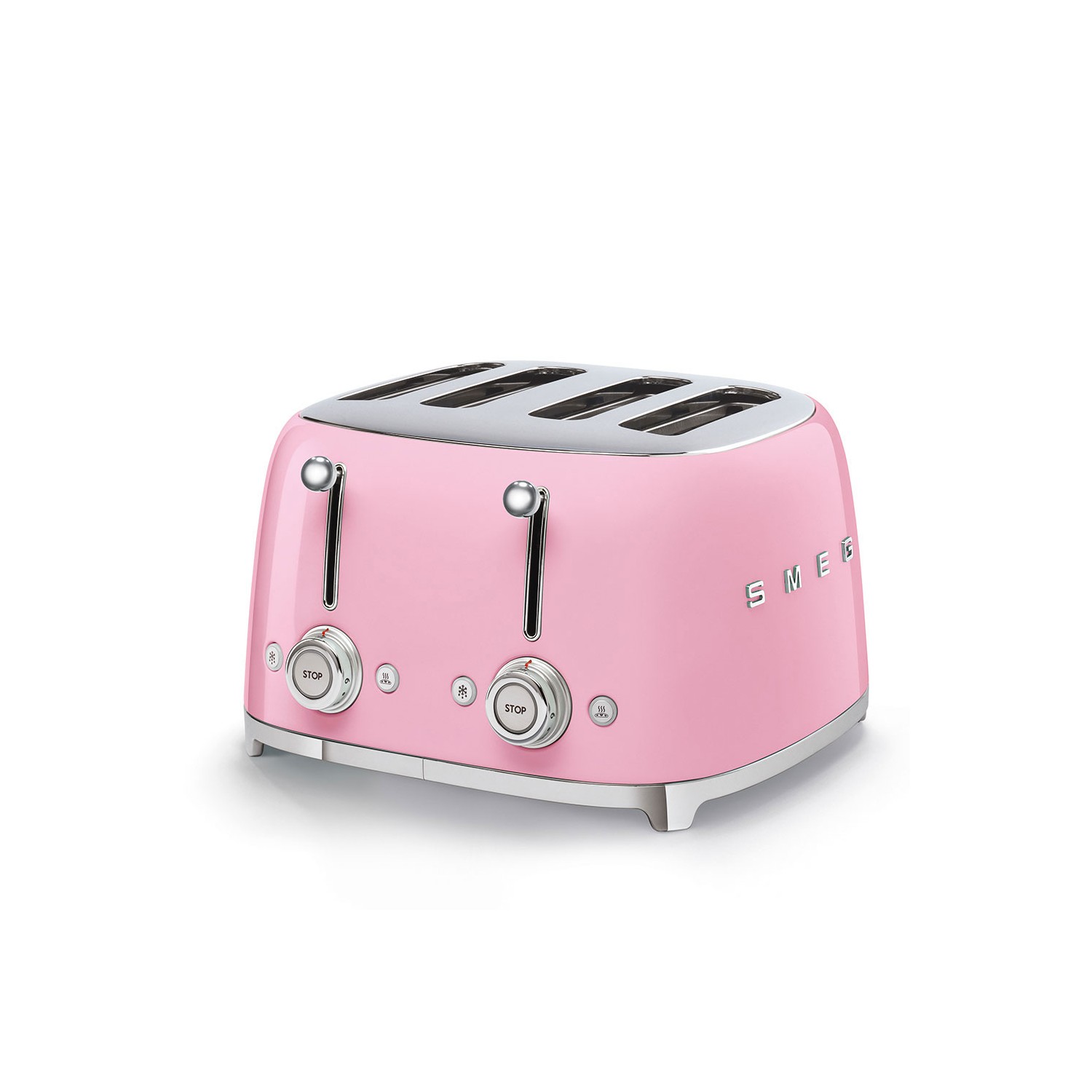 Vendita online APPLIANCE SMEG TOASTER 4X4 50´STYLE PINK TSF03PKEU costo  €151.52  spedizione in 24h-48h pagmamento PayPal Contrassegno