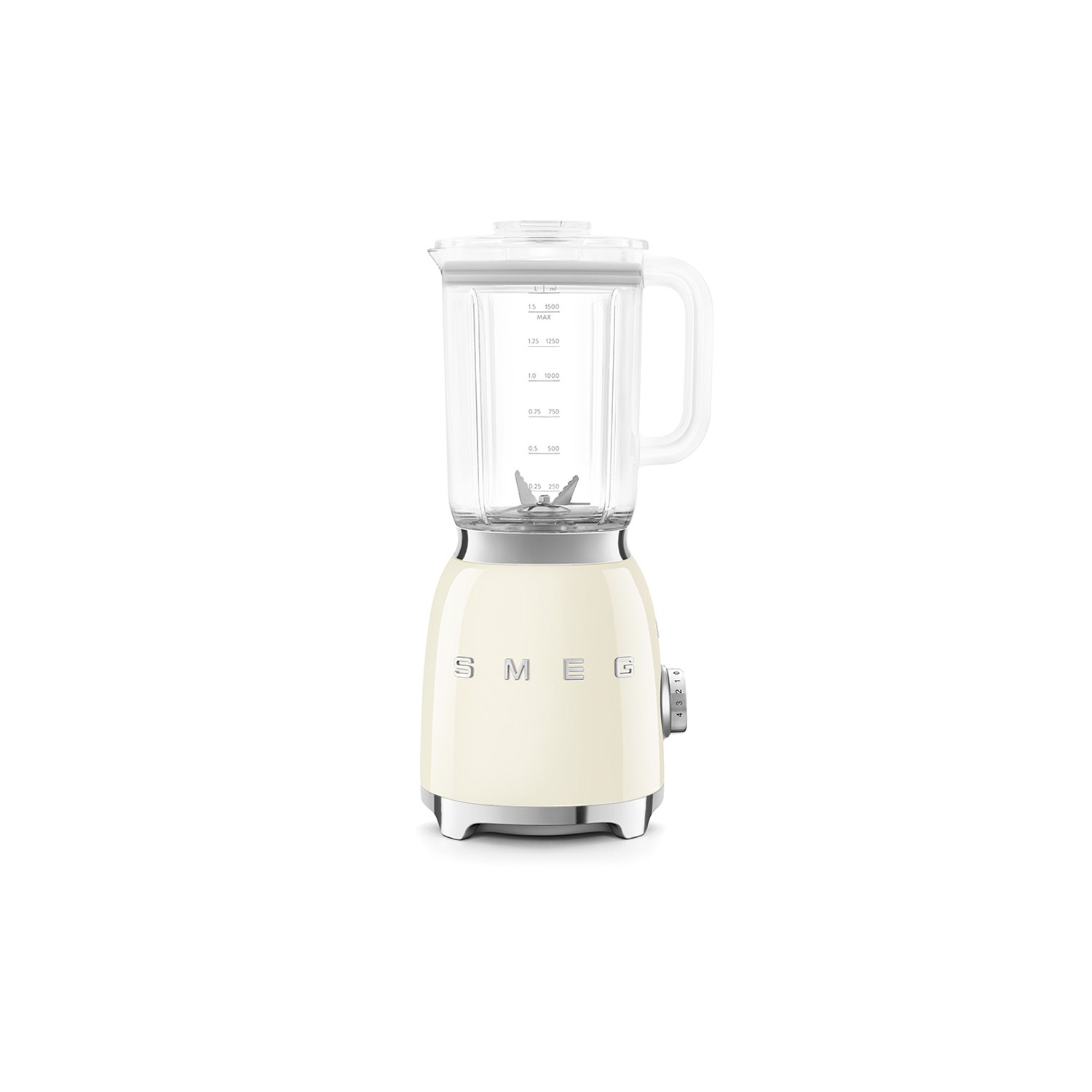 Vendita online APPLIANCE SMEG GLASS BLENDER CREAM BLF03CREU costo  165,74 €  spedizione in 24h-48h pagmamento PayPal Contrassegno