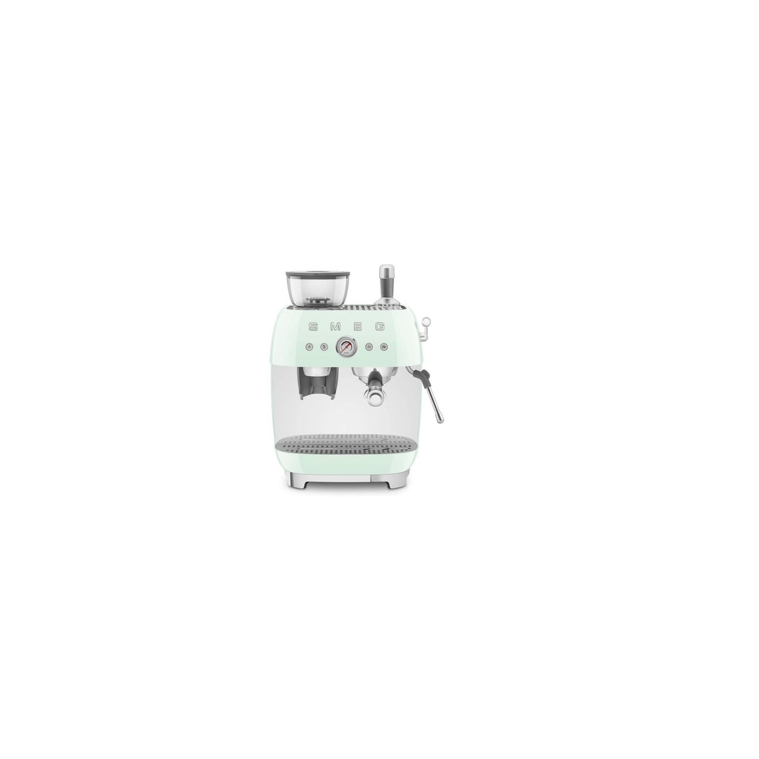 Vendita online APPLIANCE SMEG COFFEE MACHINE ESPRESSO MANUAL RETRO-STYLE PASTEL GREEN EGF03PGEU costo  €551.05  spedizione in 24h-48h pagmamento PayPal Contrassegno