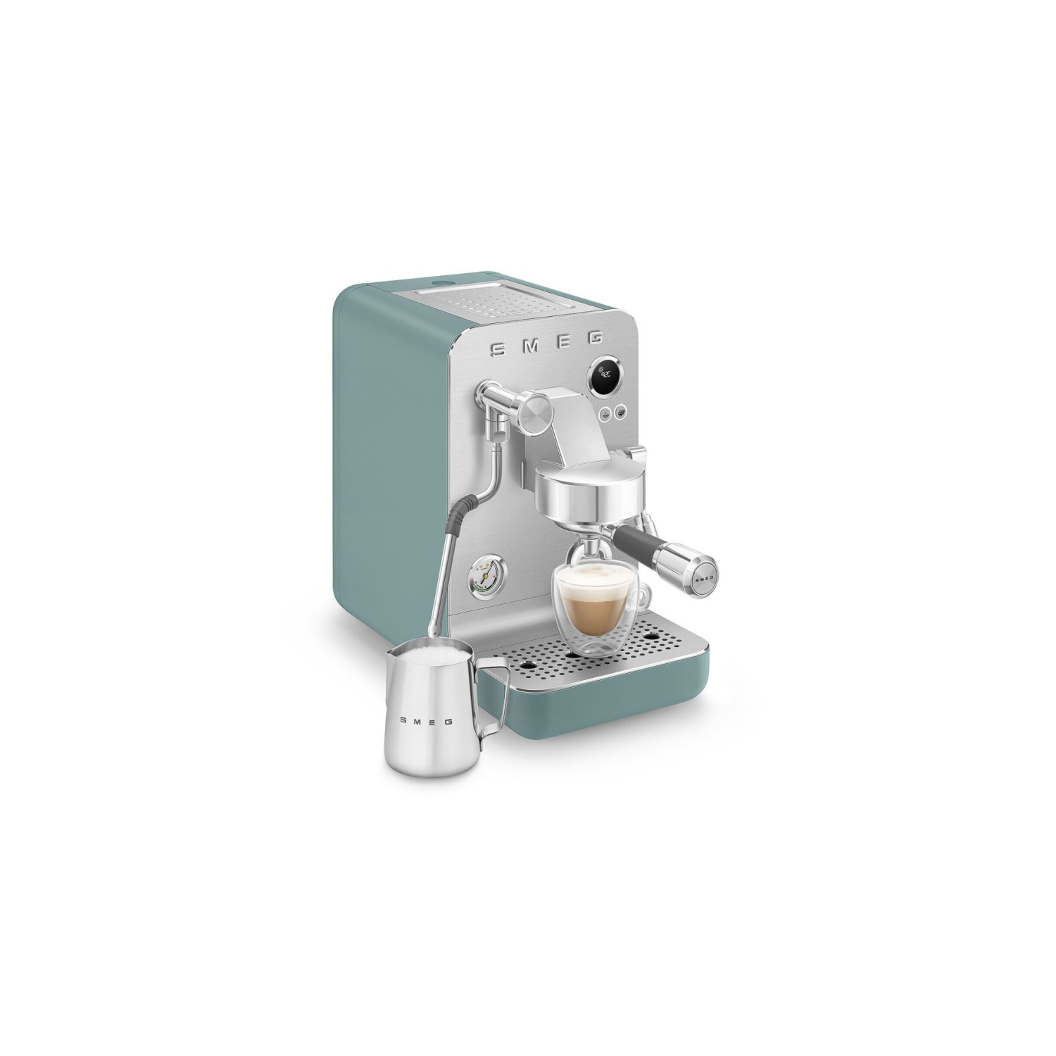 Vendita online APPLIANCE SMEG ESPRESSO COFFEE MACHINE COLLECTION EMERALD GREEN EMC02EGMEU costo  961,93 €  spedizione in 24h-48h pagmamento PayPal Contrassegno
