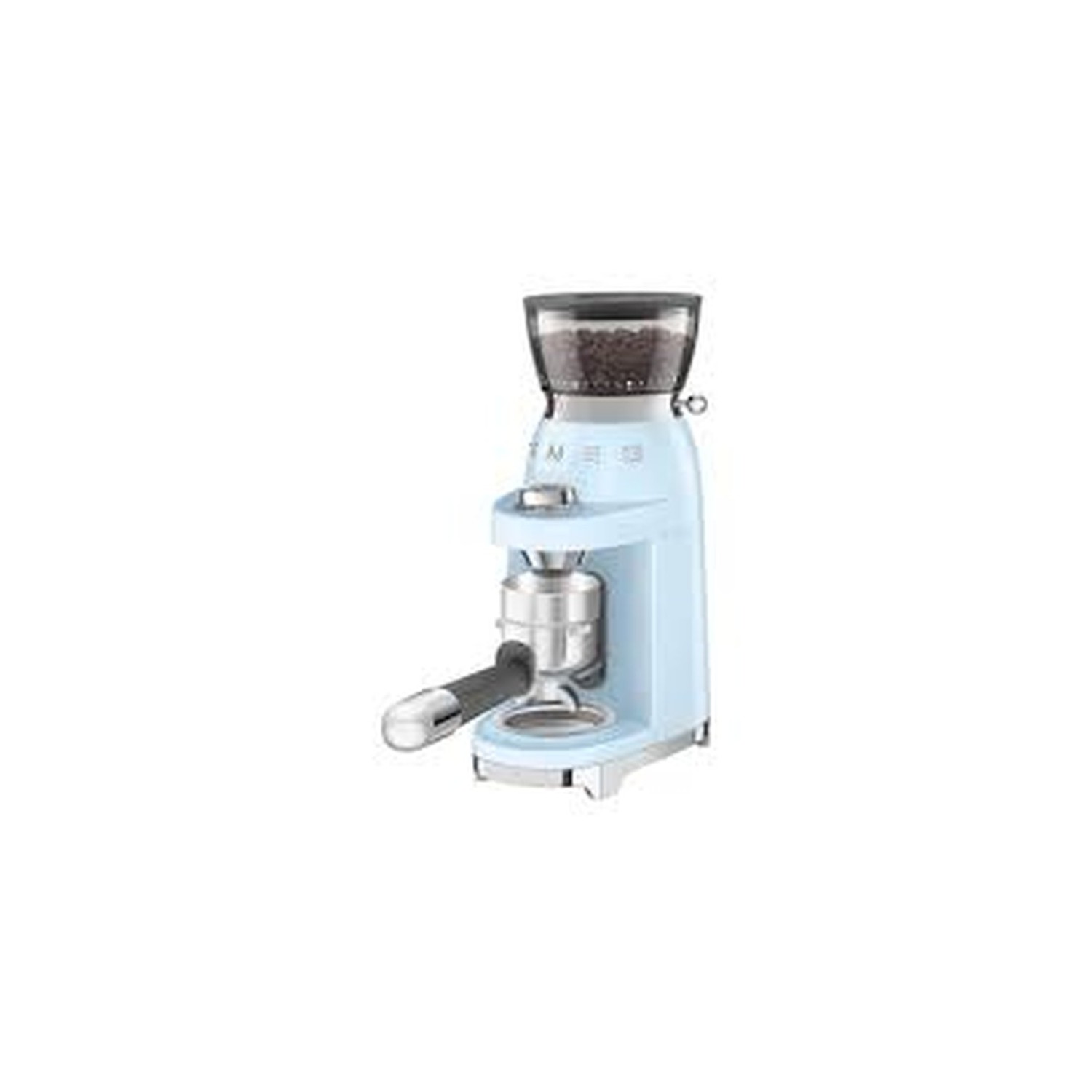 Vendita online APPLIANCE SMEG COFFEE GRINDER 50'STYLE PASTEL BLUE CGF03PBEU costo  152,48 €  spedizione in 24h-48h pagmamento PayPal Contrassegno