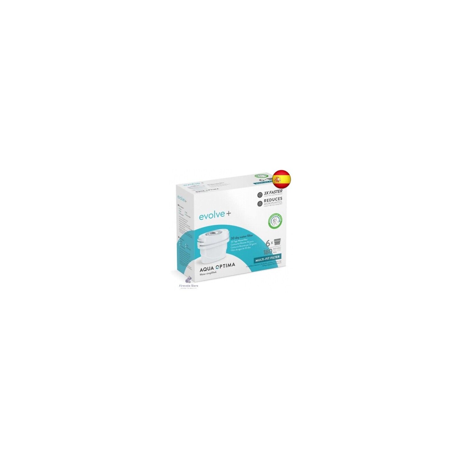 Vendita online HOME AND ECOSYSTEM AQUA OPTIMA BOX OF 6 EVOLVE + FILTERS EPS620 costo  €11.50  spedizione in 24h-48h pagmamento PayPal Contrassegno