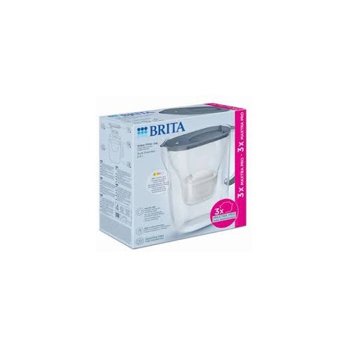 BRITA JUG STYLE ESSENTIAL 2,4L BLUE-SOFT GREY + PACK 3 FILTERS MAXTRA PRO