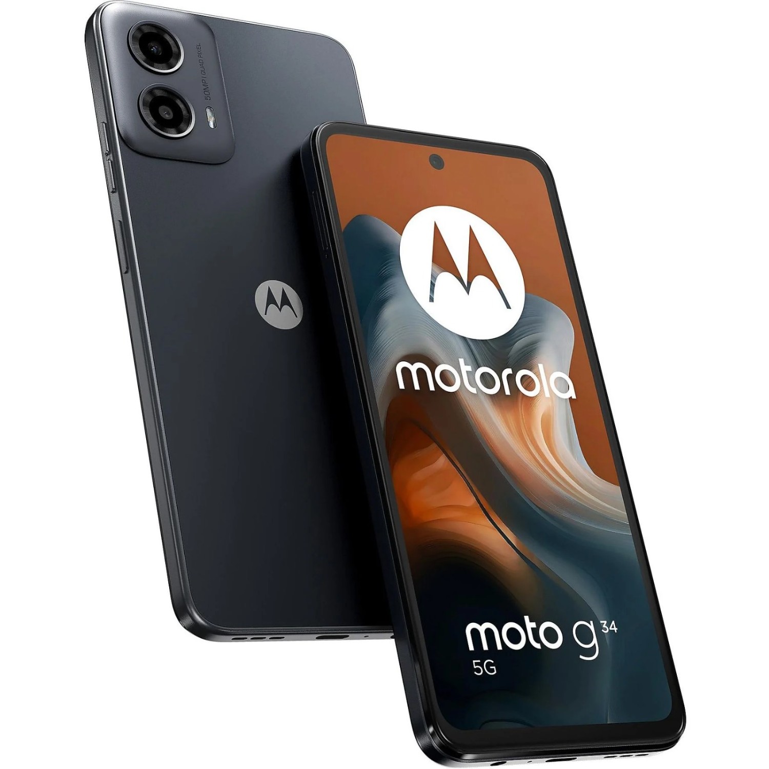 Vendita online Telefonia Motorola  G34 4+128GB 5G Nero costo  115,00 €  spedizione in 24h-48h pagmamento PayPal Contrassegno