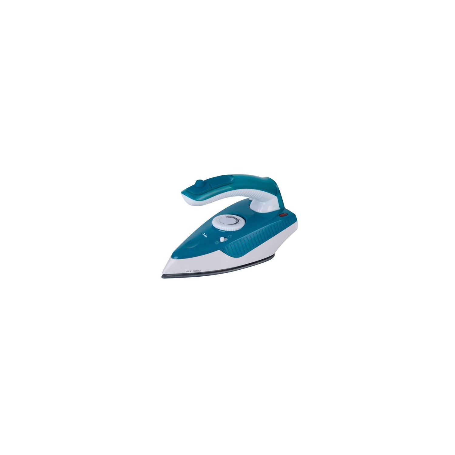 Vendita online HOME AND ECOSYSTEM JATA STEAM IRON SPECIAL FOR TRAVEL FOLDABLE HANDLE 1000W BLUE-WHITE JEPL2810 costo  14,77 €  spedizione in 24h-48h pagmamento PayPal Contrassegno