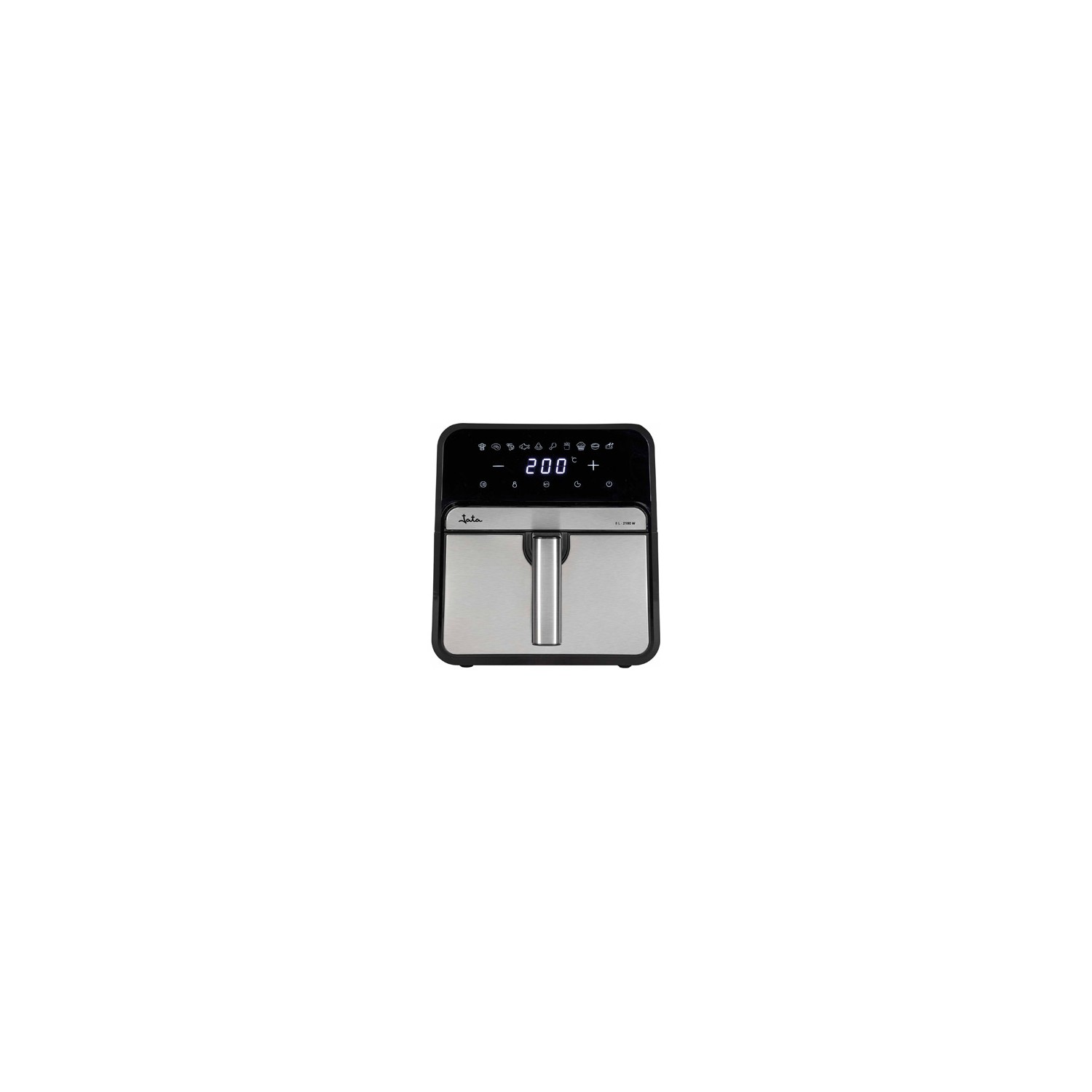 Vendita online HOME AND ECOSYSTEM JATA AIR FRYER 8L 10 PROGRAMS 200ºC MAX 2100W BLACK-SILVER JEFR1242 costo  70,51 €  spedizione in 24h-48h pagmamento PayPal Contrassegno