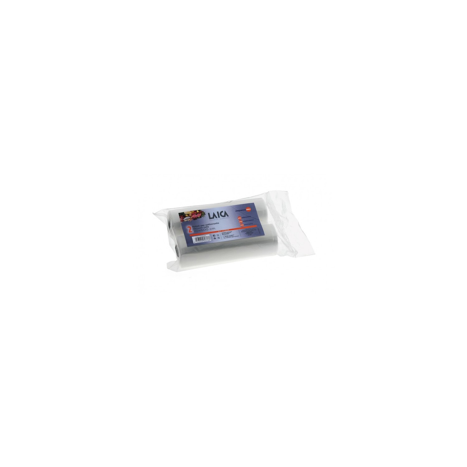 Vendita online HOME AND ECOSYSTEM LAICA VACUUM CONSERVATION ROLLS 20X600 PACK 2PCS VT3508 costo  €5.00  spedizione in 24h-48h pagmamento PayPal Contrassegno