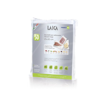 LAICA VACUUM CONSERVATION BAG 25X30 PACK 50PCS VT35100
