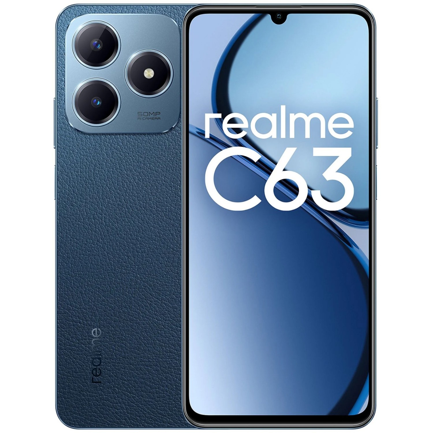 Vendita online Telefonia Realme C63 256GB Blu costo  129,99 €  spedizione in 24h-48h pagmamento PayPal Contrassegno