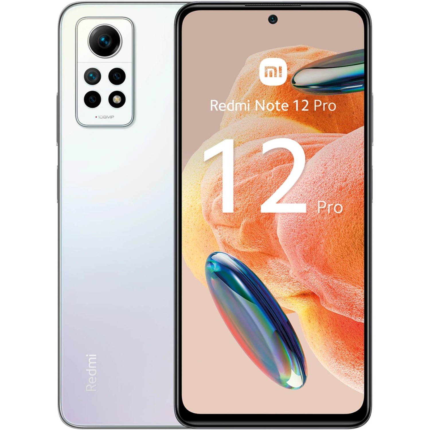 Vendita online Telefonia Xiaomi Redmi Note 12 Pro 128GB Bianco costo  159,99 €  spedizione in 24h-48h pagmamento PayPal Contrassegno