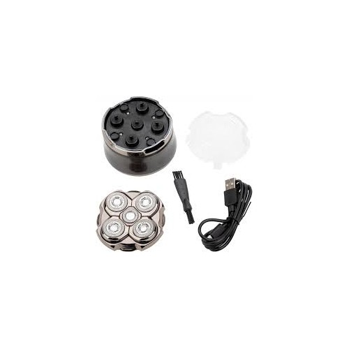 JATA SHAVER FOR HEAD RECHARGABLE UP TO 120 MIN 5 FLOATING HEADS SILVER JBMA1444