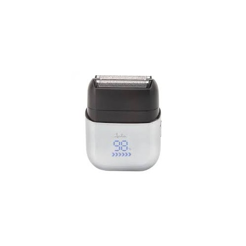 JATA SHAVER TRAVEL COMPACT RECHARGABLE UP TO 90MIN LCD 100-240V SILVER JBMA1443