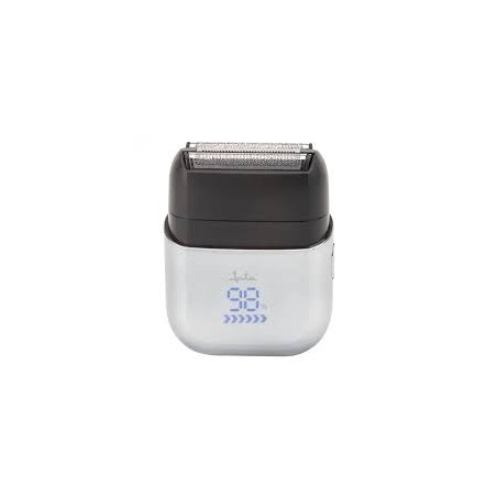 JATA SHAVER TRAVEL COMPACT RECHARGABLE UP TO 90MIN LCD 100-240V SILVER JBMA1443