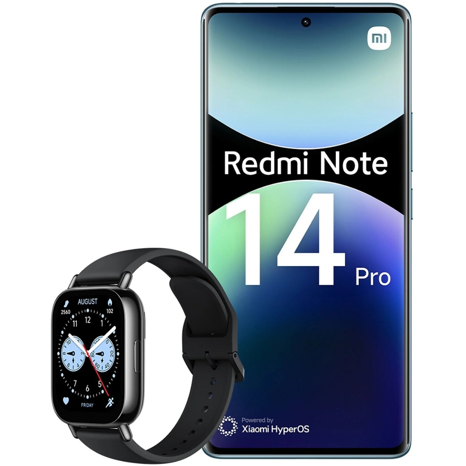 Vendita online Telefonia Xiaomi Note 14 Pro 256GB Blu + Watch 5 Lite costo  399,99 €  spedizione in 24h-48h pagmamento PayPal Contrassegno