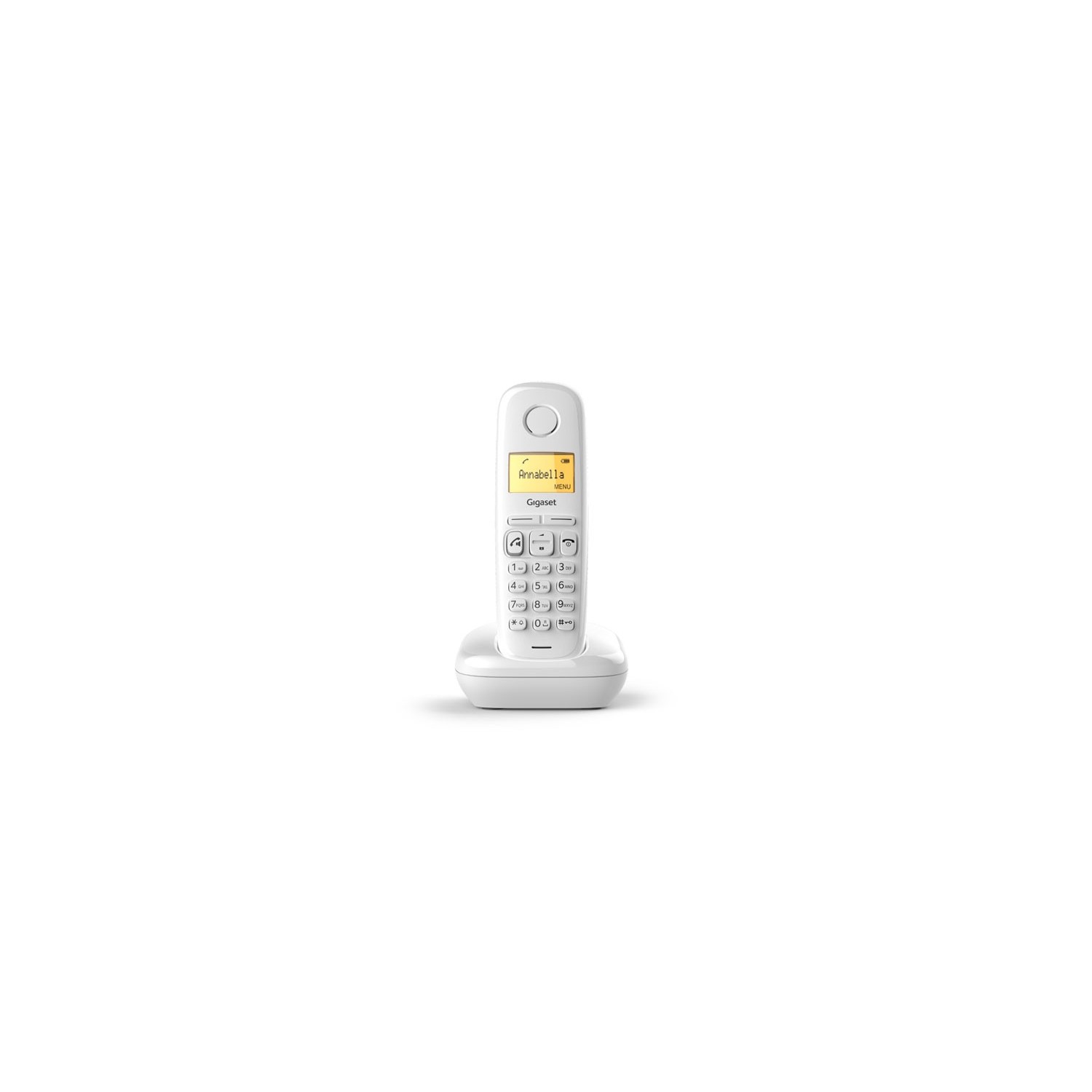 Vendita online PHONE GIGASET WIRELESS PHONE A270 WHITE (S30852-H2812-D202) costo  €18.26  spedizione in 24h-48h pagmamento PayPal Contrassegno