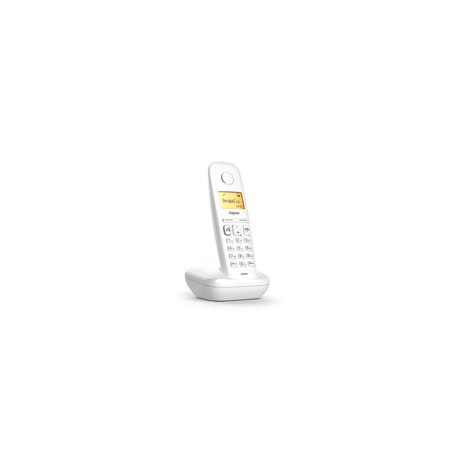 Vendita online PHONE GIGASET WIRELESS PHONE A270 WHITE (S30852-H2812-D202) costo  €18.26  spedizione in 24h-48h pagmamento PayPal Contrassegno