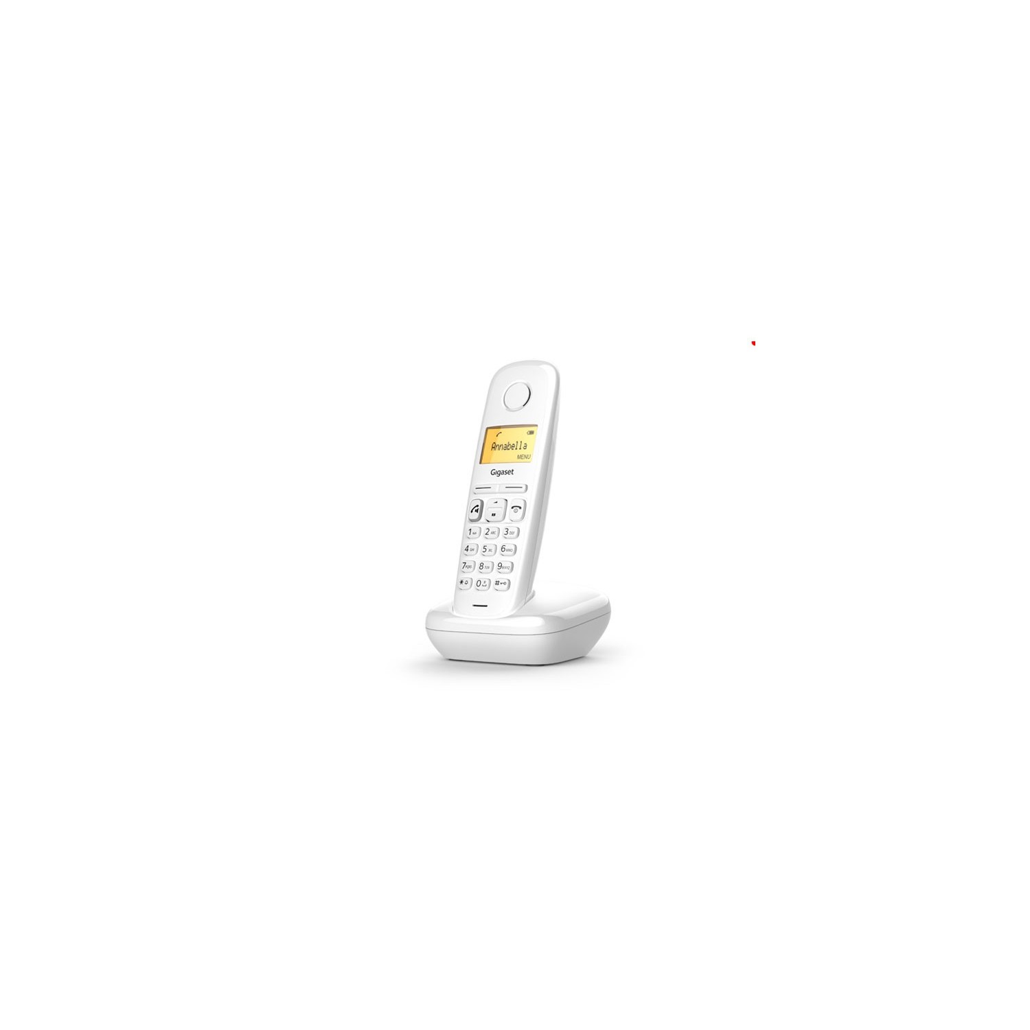 Vendita online PHONE GIGASET WIRELESS PHONE A270 WHITE (S30852-H2812-D202) costo  €18.26  spedizione in 24h-48h pagmamento PayPal Contrassegno