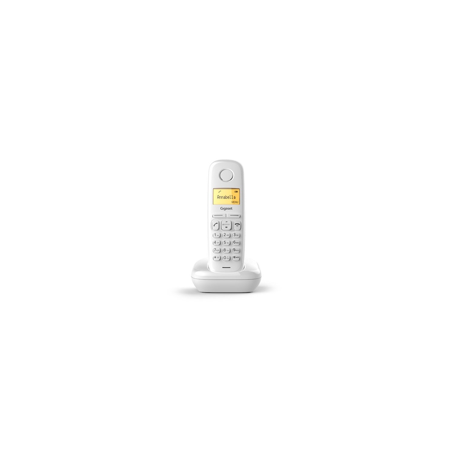 Vendita online PHONE GIGASET WIRELESS PHONE A170 WHITE (S30852-H2802-D202) costo  14,45 €  spedizione in 24h-48h pagmamento PayPal Contrassegno