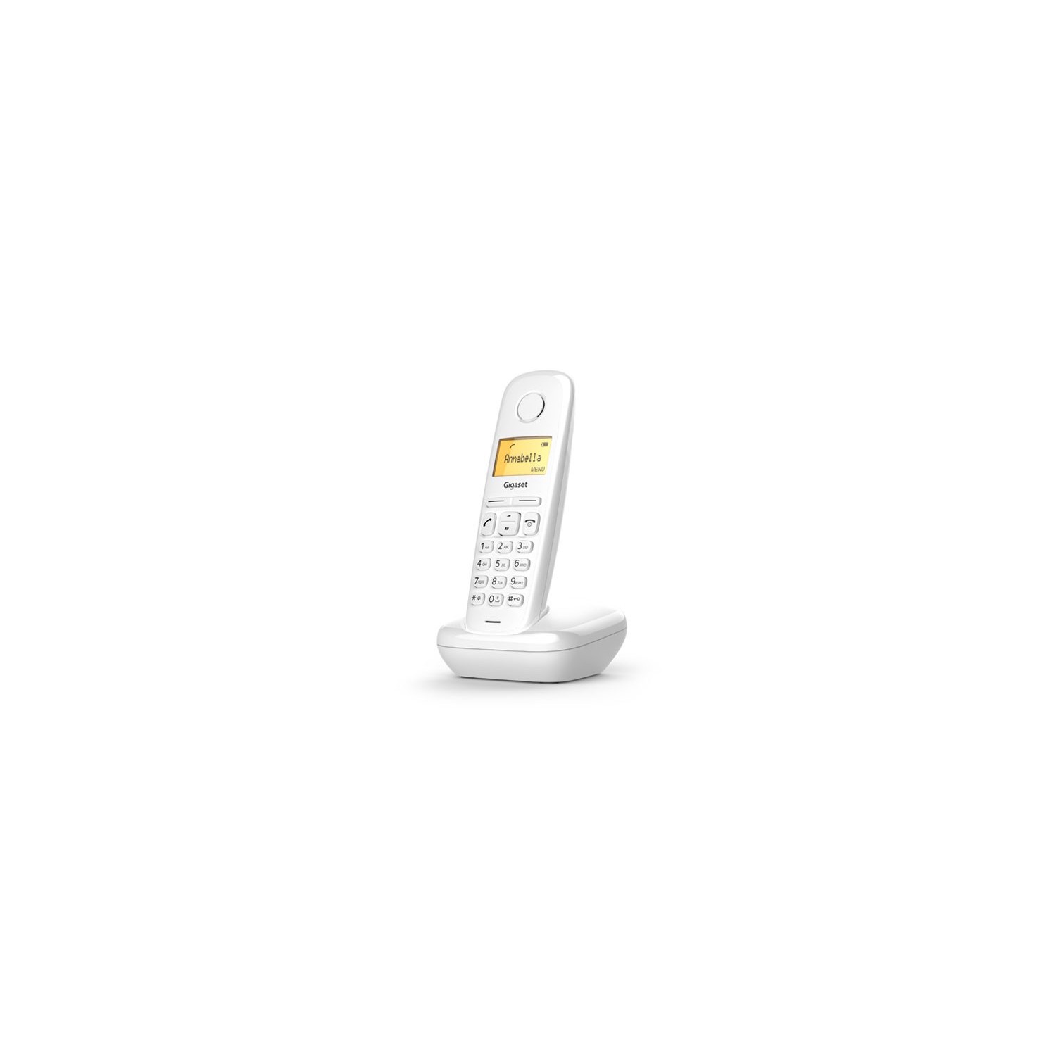 Vendita online PHONE GIGASET WIRELESS PHONE A170 WHITE (S30852-H2802-D202) costo  14,45 €  spedizione in 24h-48h pagmamento PayPal Contrassegno