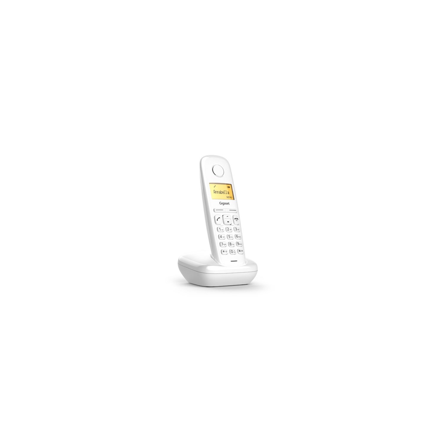 Vendita online PHONE GIGASET WIRELESS PHONE A170 WHITE (S30852-H2802-D202) costo  €14.99  spedizione in 24h-48h pagmamento PayPal Contrassegno