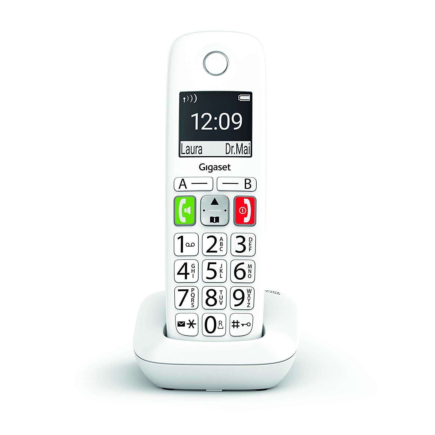 Vendita online PHONE GIGASET WIRELESS PHONE E290 WHITE (S30852-H2901-D202) costo  30,92 €  spedizione in 24h-48h pagmamento PayPal Contrassegno