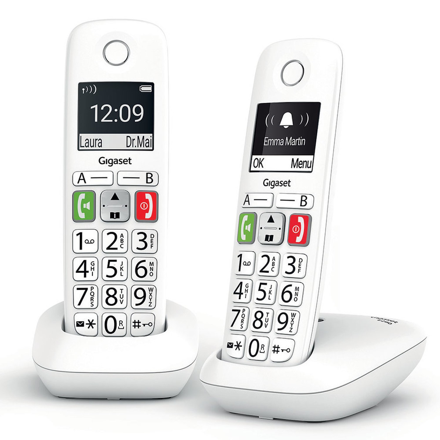Vendita online PHONE GIGASET WIRELESS PHONE E290 WHITE (S30852-H2901-D202) costo  30,92 €  spedizione in 24h-48h pagmamento PayPal Contrassegno
