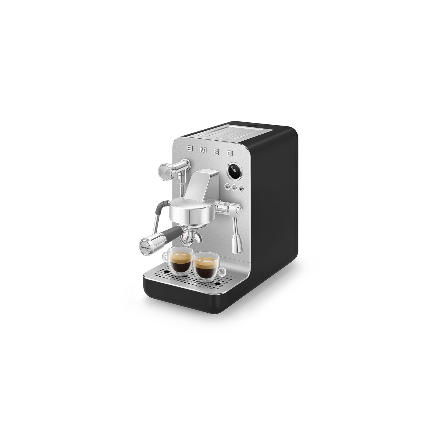 Vendita online APPLIANCE SMEG ESPRESSO COFFEE MACHINE COLLECTION BLACK EMC02BLMEU costo  888,10 €  spedizione in 24h-48h pagmamento PayPal Contrassegno