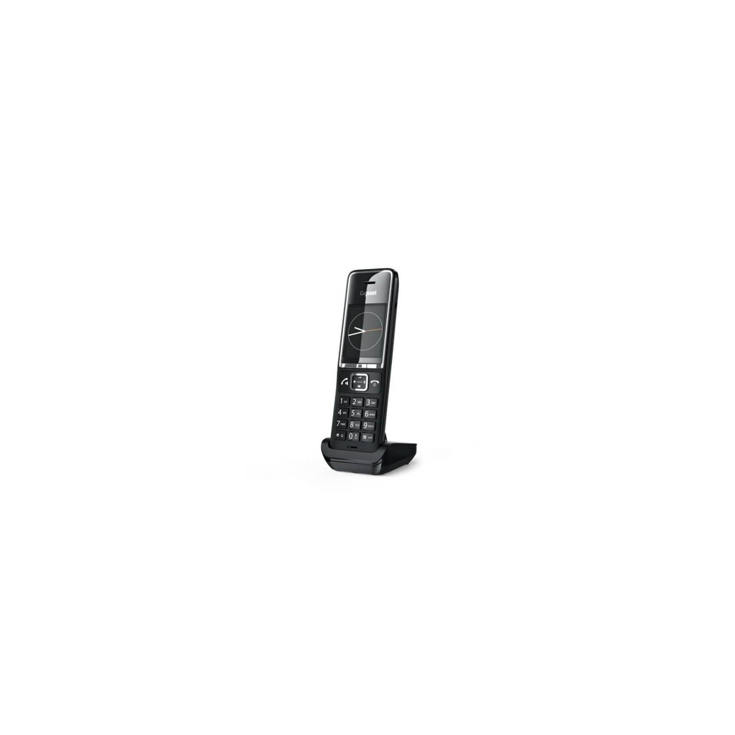 Vendita online PHONE GIGASET WIRELESS PHONE COMFORT 550 BLACK CHROME (S30852-H3001-D204) costo  47,62 €  spedizione in 24h-48h pagmamento PayPal Contrassegno