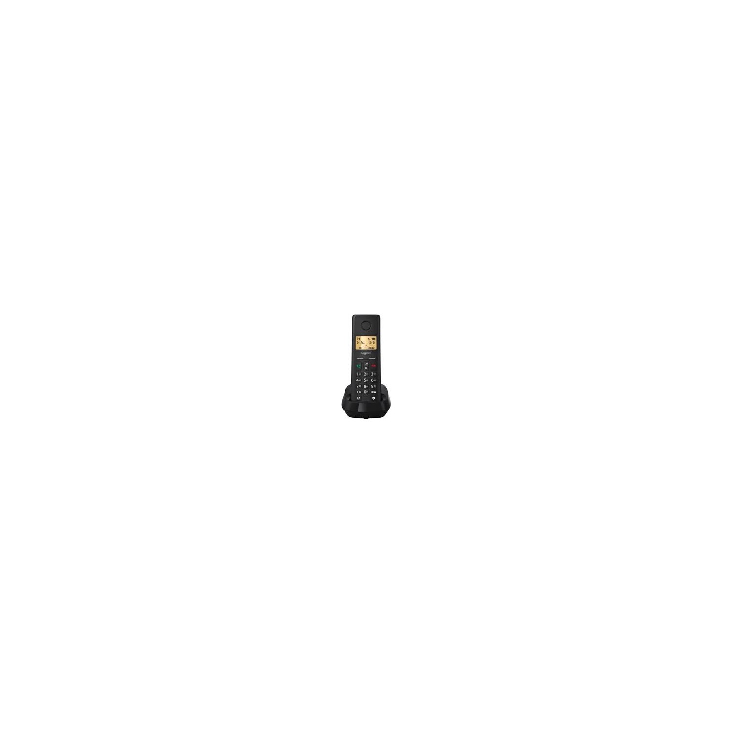 Vendita online PHONE GIGASET WIRELESS PHONE BASIC 100 BLACK (S30852-H3206-D201) costo  €14.32  spedizione in 24h-48h pagmamento PayPal Contrassegno
