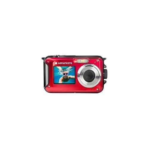 AGFA WP8000 WATERPROOF DIGITAL CAMERA RED