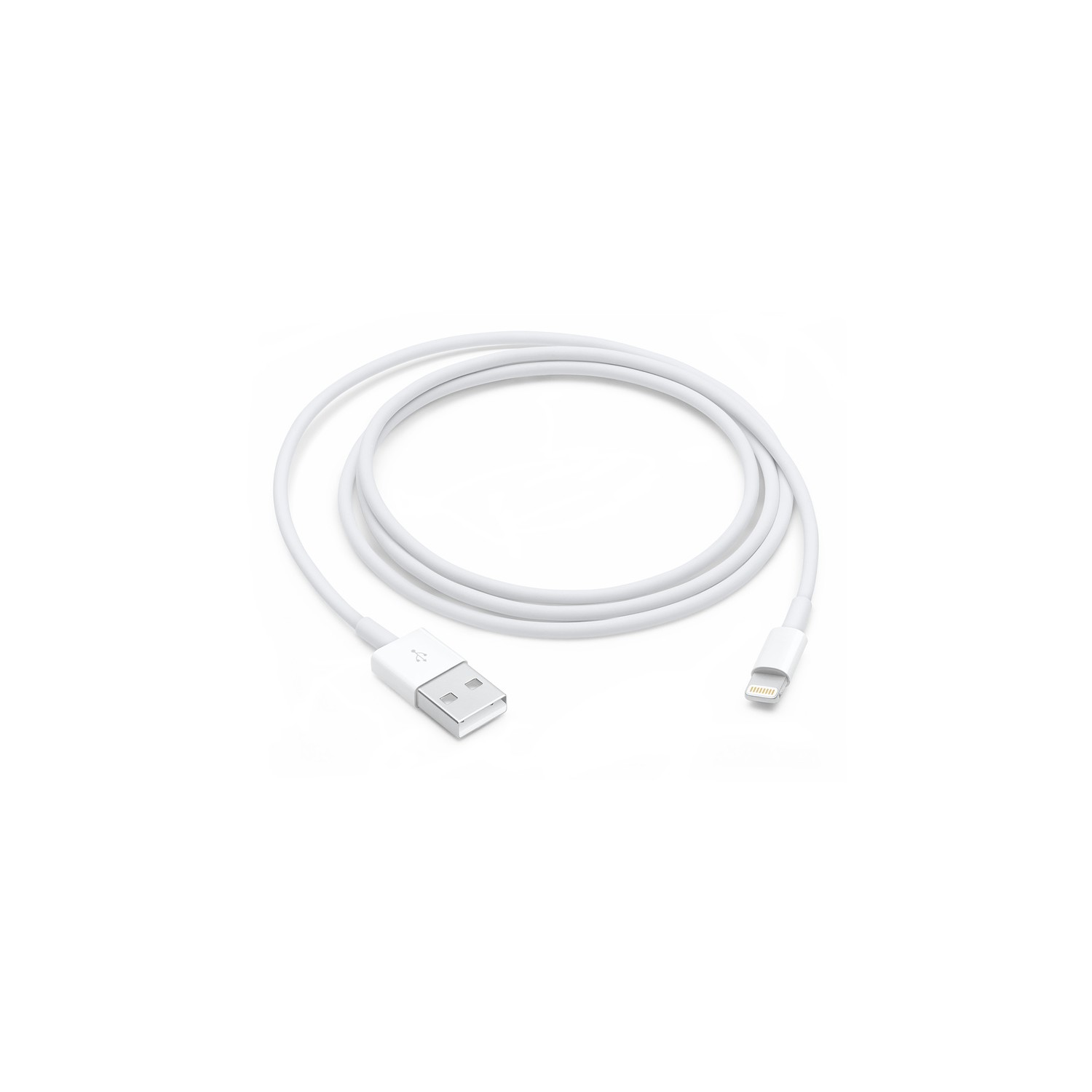 Vendita online SMARTPHONE APPLE CABLE LIGHTNING TO USB CHARGE 1M WHITE MXLY2ZM/A costo  8,03 €  spedizione in 24h-48h pagmamento PayPal Contrassegno