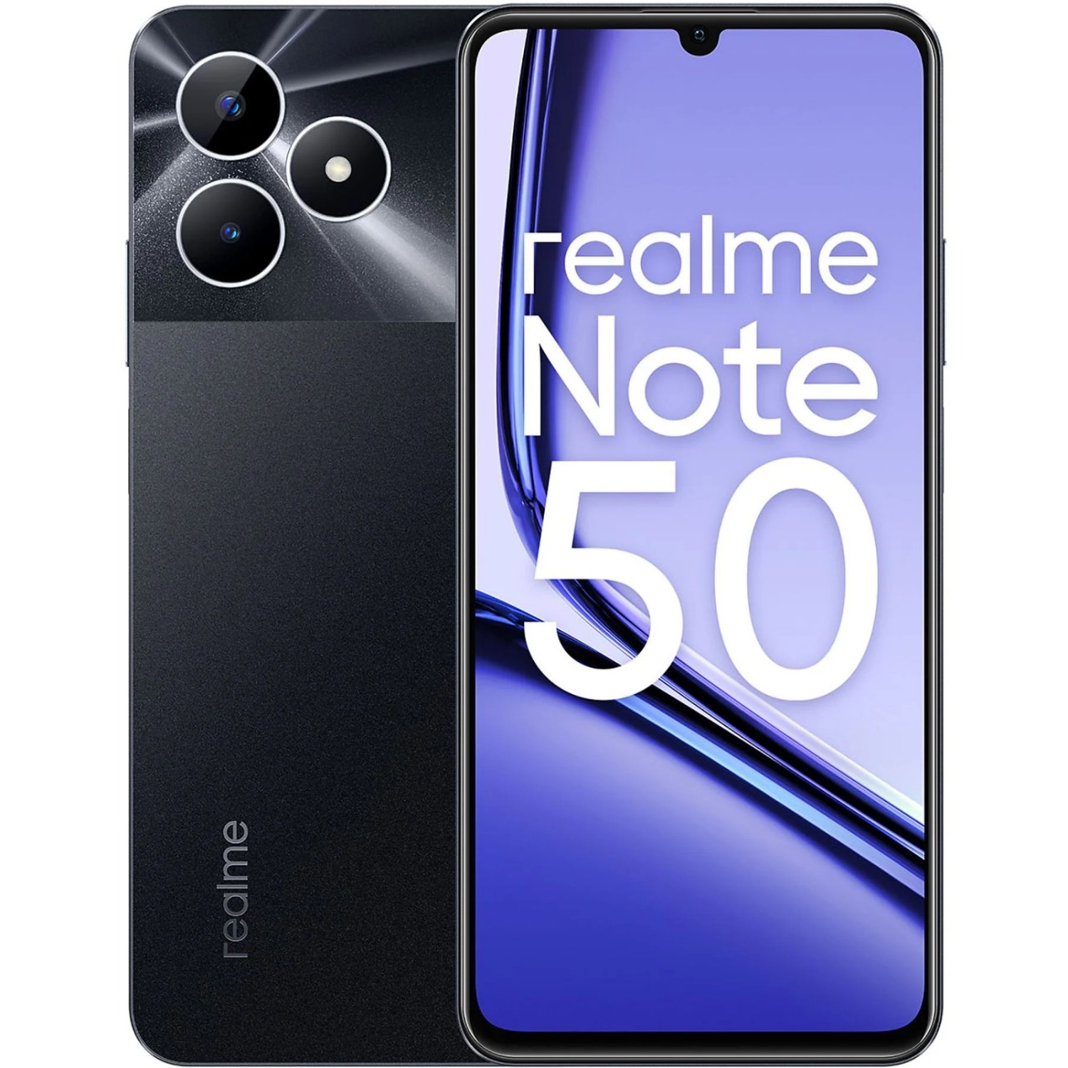 Vendita online Telefonia Realme Note 50 4+128GB Midnight Black costo  99,99 €  spedizione in 24h-48h pagmamento PayPal Contrassegno