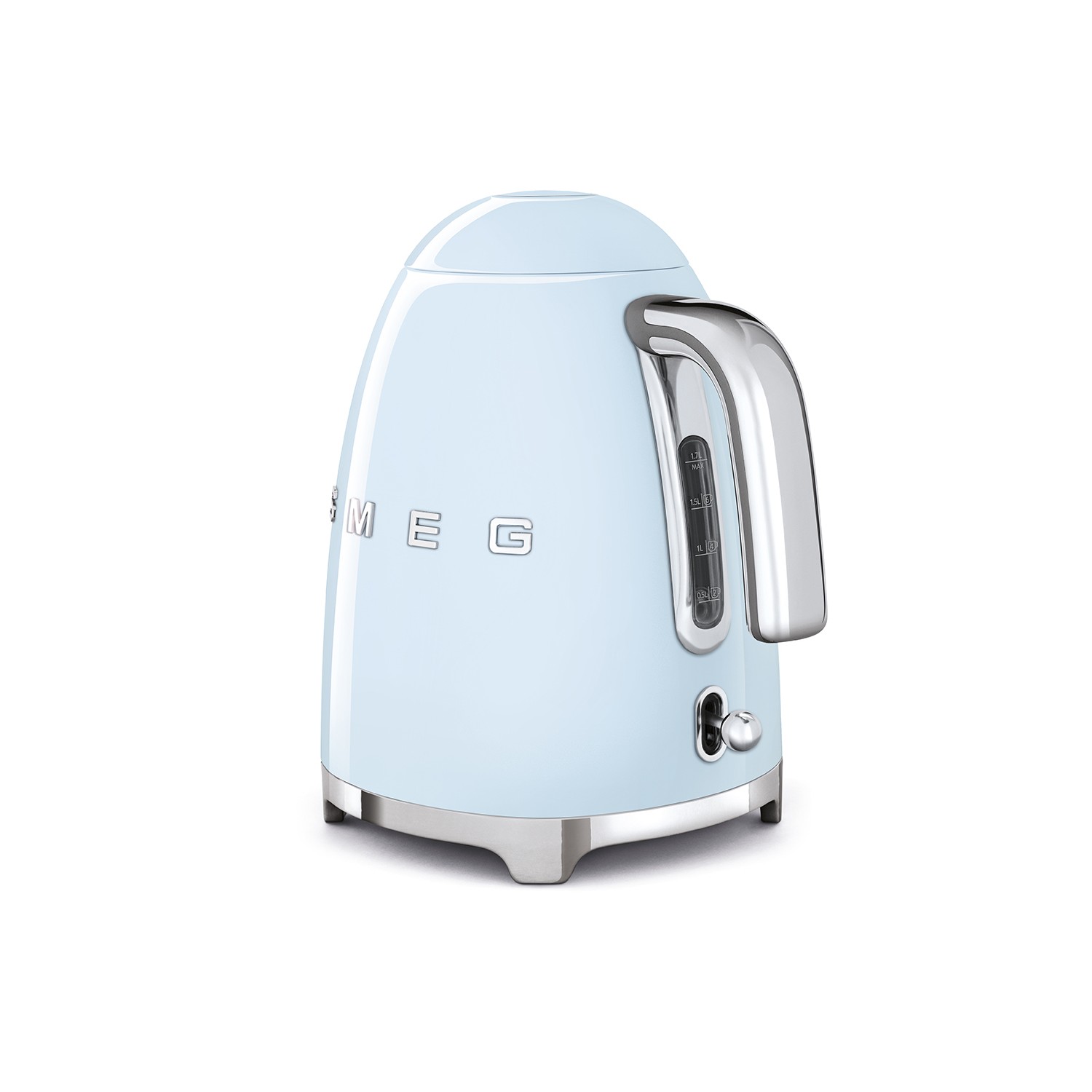 Vendita online APPLIANCE SMEG KETTLE 50´STYLE LIGHT BLUE KLF03PBEU costo  112,35 €  spedizione in 24h-48h pagmamento PayPal Contrassegno