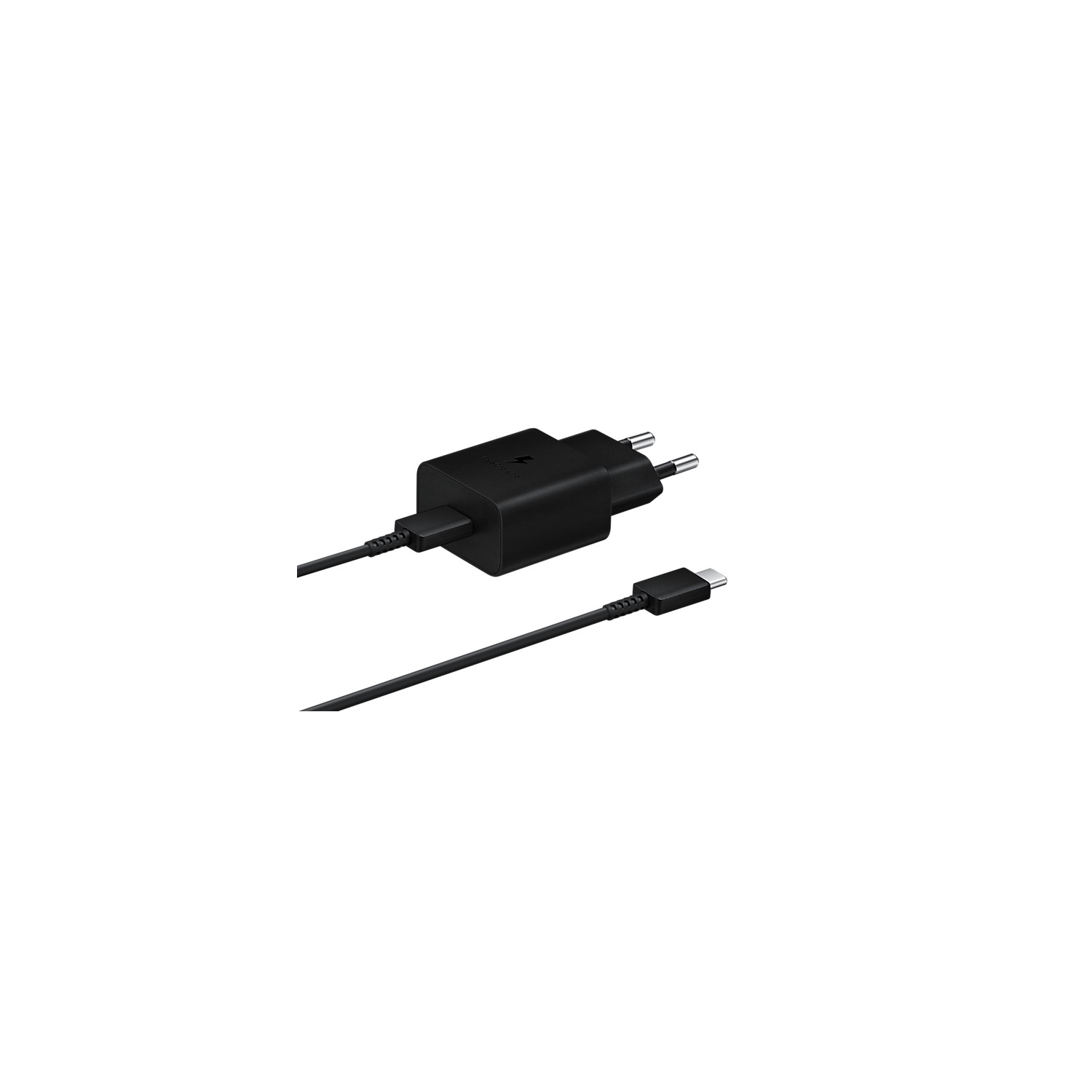 Vendita online SMARTPHONE SAMSUNG POWER WALL CHARGER 15W USB-C BLACK + CABLE USB-C TO USB-C 1M BLACK EP-T1510XBEGEU costo  7,49 €  spedizione in 24h-48h pagmamento PayPal Contrassegno