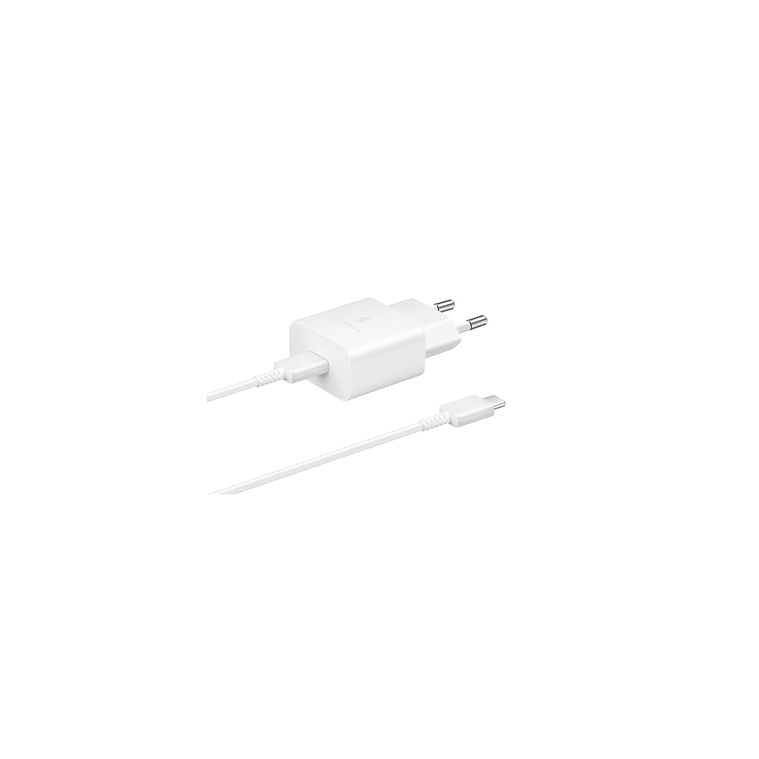 Vendita online SMARTPHONE SAMSUNG POWER WALL CHARGER 15W USB-C WHITE + CABLE USB-C TO USB-C 1M WHITE EP-T1510XWEGEU costo  6,96 €  spedizione in 24h-48h pagmamento PayPal Contrassegno