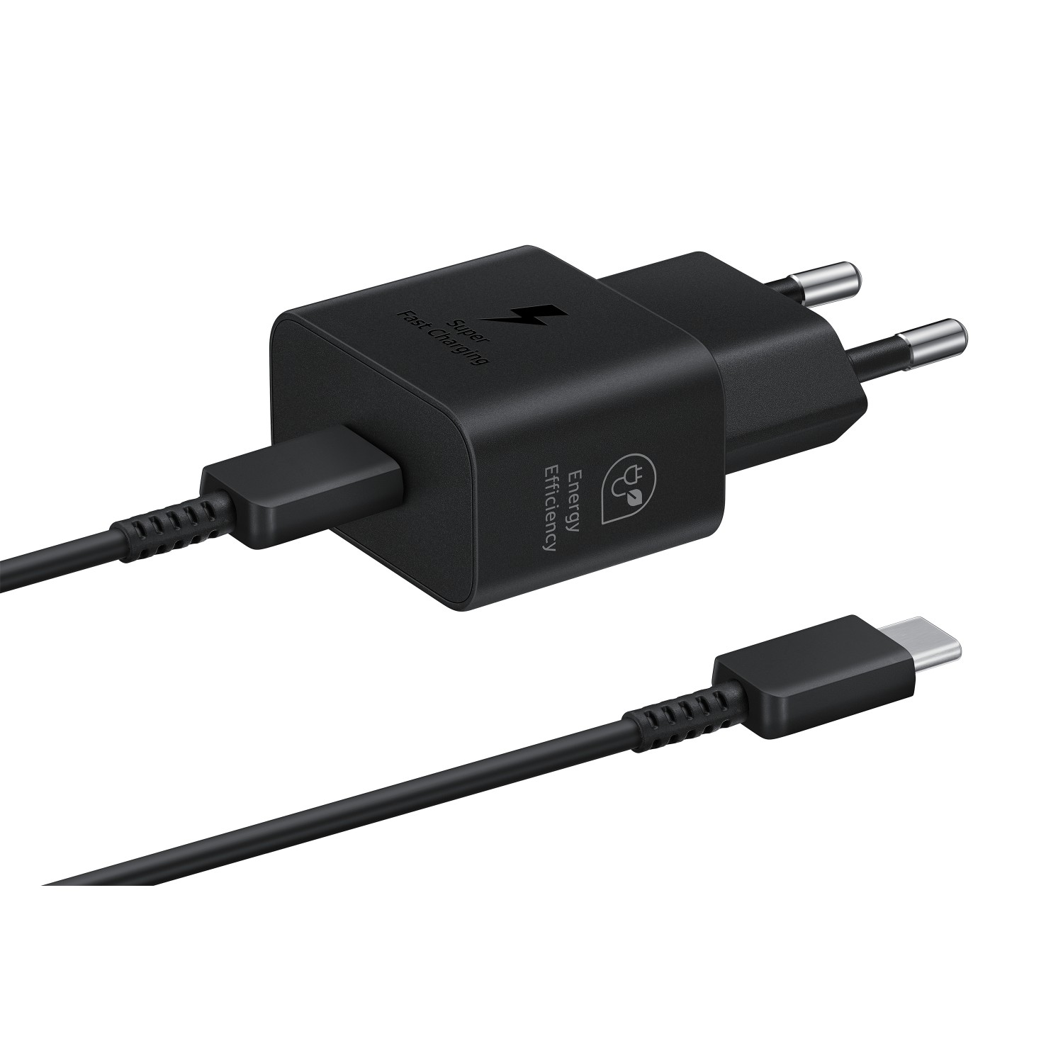 Vendita online SMARTPHONE SAMSUNG POWER WALL CHARGER 25W USB-C BLACK + CABLE USB-C TO USB-C BLACK EP-T2510XBEGEU costo  €12.10  spedizione in 24h-48h pagmamento PayPal Contrassegno