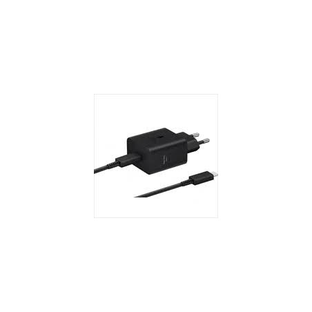 SAMSUNG POWER WALL CHARGER 45W USB-C + CABLE USB-C TO USB-C 1.8M BLACK EP-T4511XBEGEU