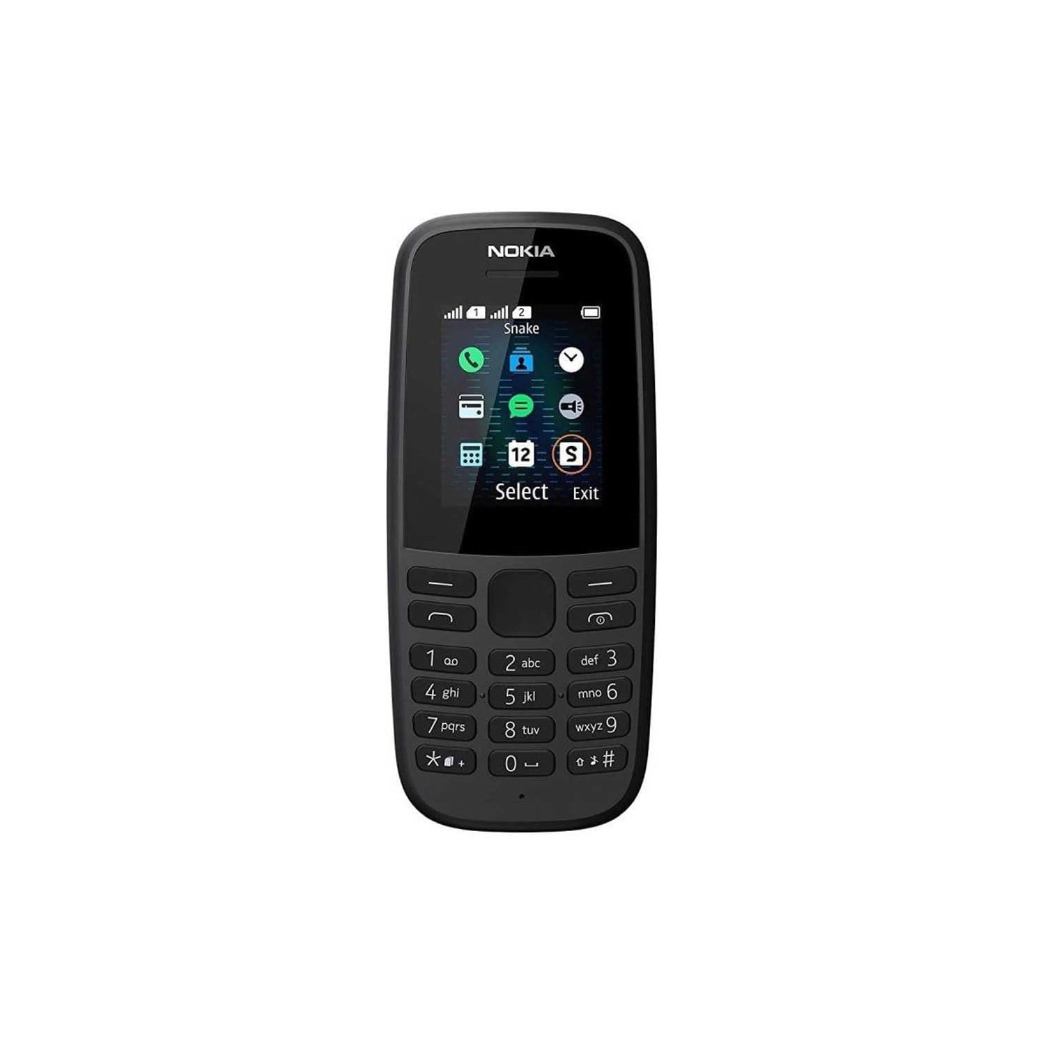 Vendita online Cellulari Nokia 105 Tlefono Movil  DUAL-SIM Black costo  19,99 €  spedizione in 24h-48h pagmamento PayPal Contrassegno