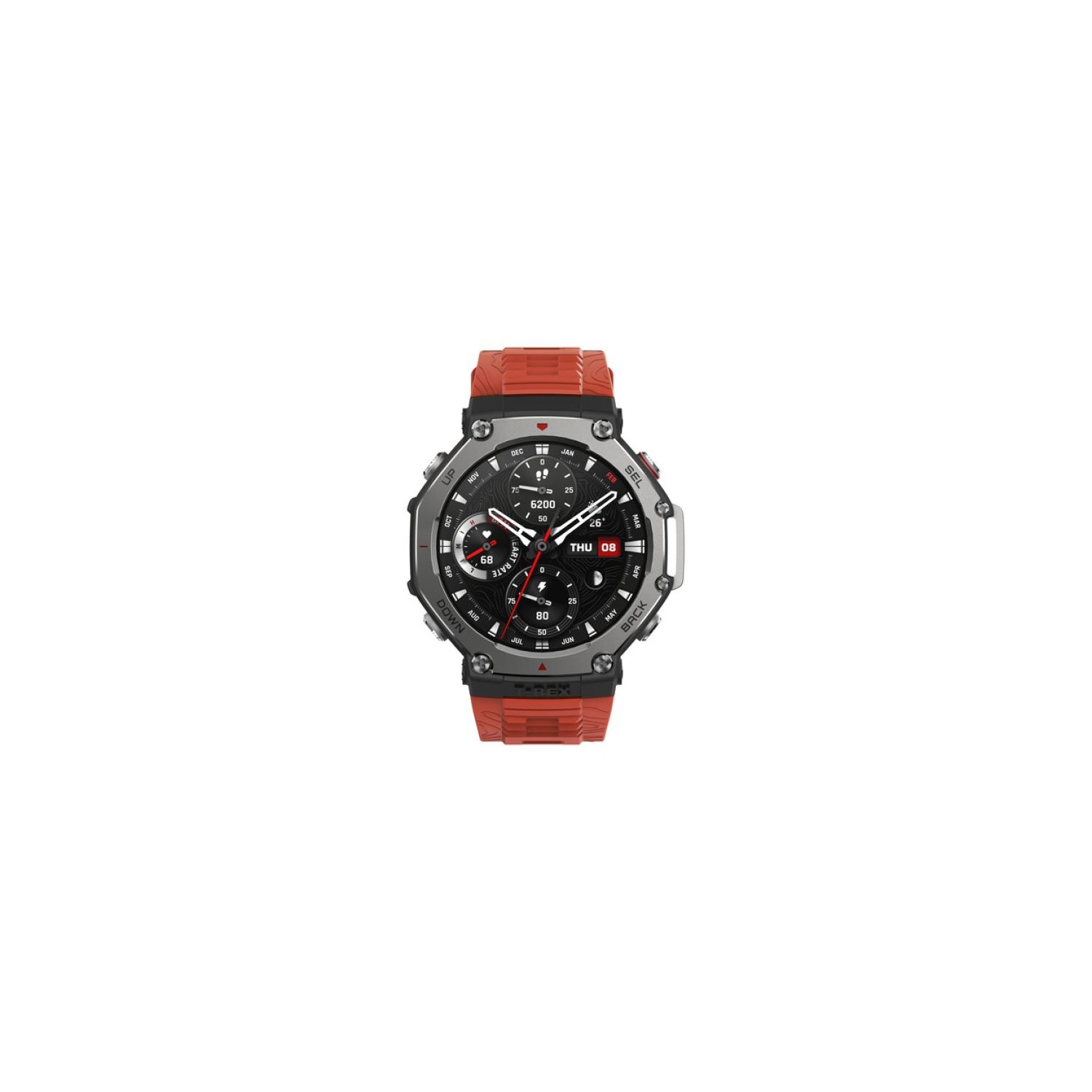 Vendita online SMARTWATCH AMAZFIT T-REX 3 LAVA W2322GL1N costo  219,35 €  spedizione in 24h-48h pagmamento PayPal Contrassegno