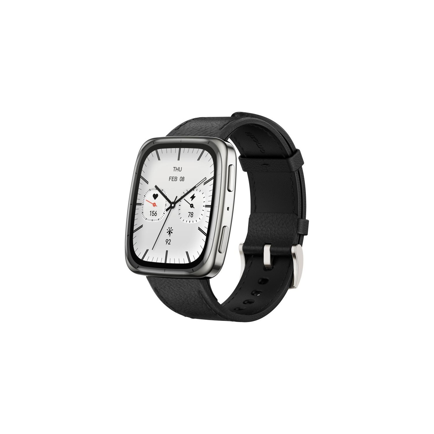 Vendita online SMARTWATCH AMAZFIT ACTIVE 2 SQUARE BLACK LEATHER W2434GL2N costo  110,75 €  spedizione in 24h-48h pagmamento PayPal Contrassegno
