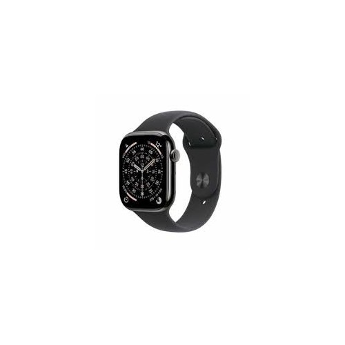 APPLE WATCH SERIES 11 GPS + CELLULAR 42MM NATURAL TITANIUM CASE WITH STONE GREY SPORT BAND S/M