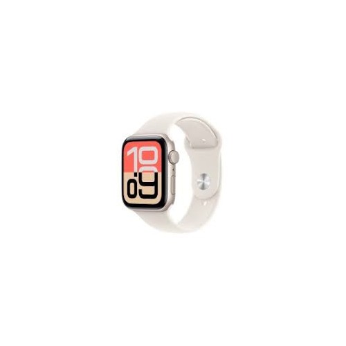 APPLE WATCH SERIES 11 GPS + CELLULAR 42MM GOLD TITANIUM CASE WITH LIGHT BLUSH SPORT BAND M/L M