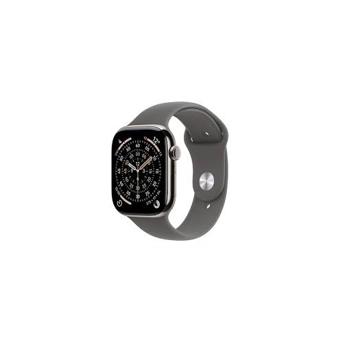 APPLE WATCH SERIES 11 GPS + CELLULAR 46MM NATURAL TITANIUM CASE WITH STONE GREY SPORT BAND M/L